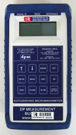 DPM TT570 Digital Manometer IANZ Certification